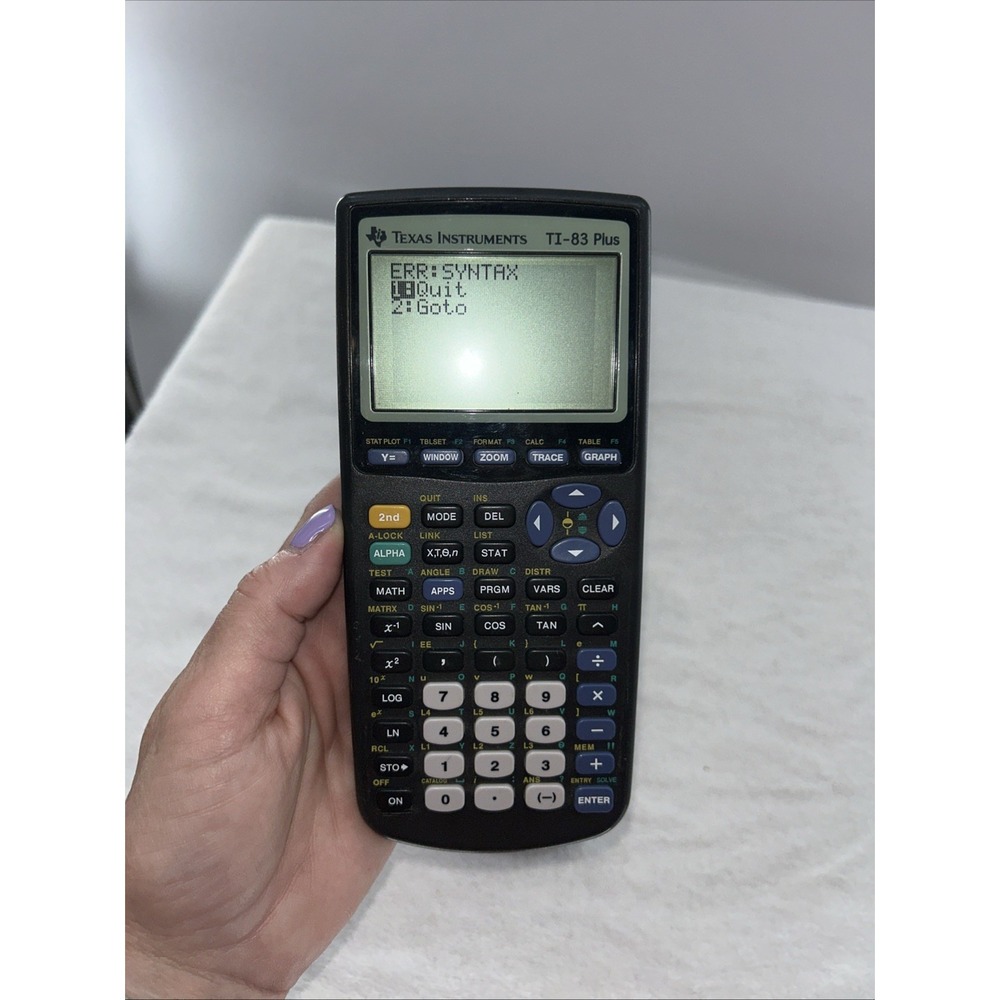 Texas Instruments TI 83 Plus Graphing Calculator *TESTED* - Picture 6 of 7